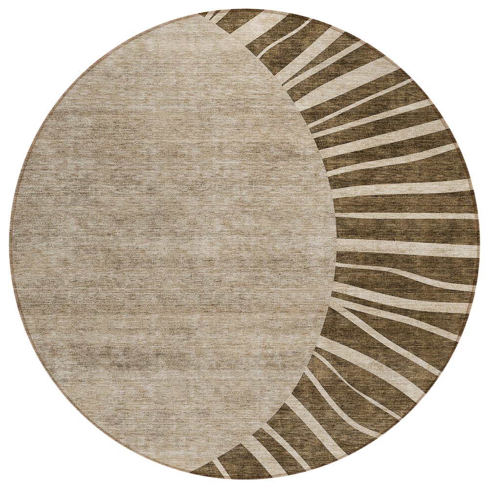 Chantille ACN668 Brown 8' x 8' Rug. Picture 1