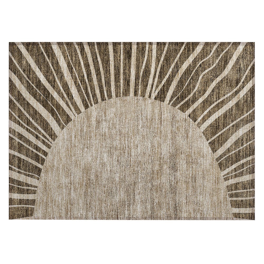 Chantille ACN668 Brown 1'8" x 2'6" Rug. Picture 1