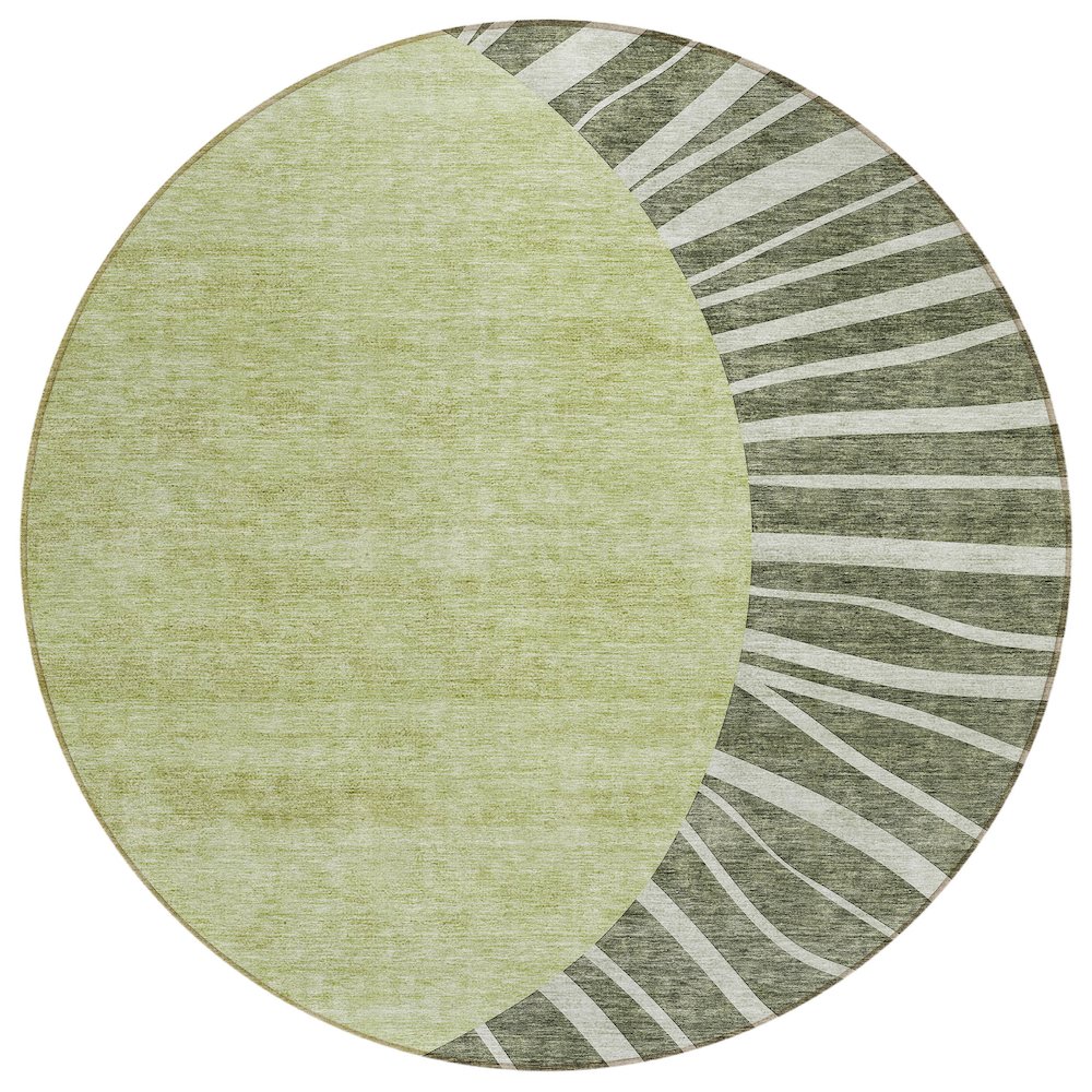 Chantille ACN668 Green 8' x 8' Rug. Picture 1