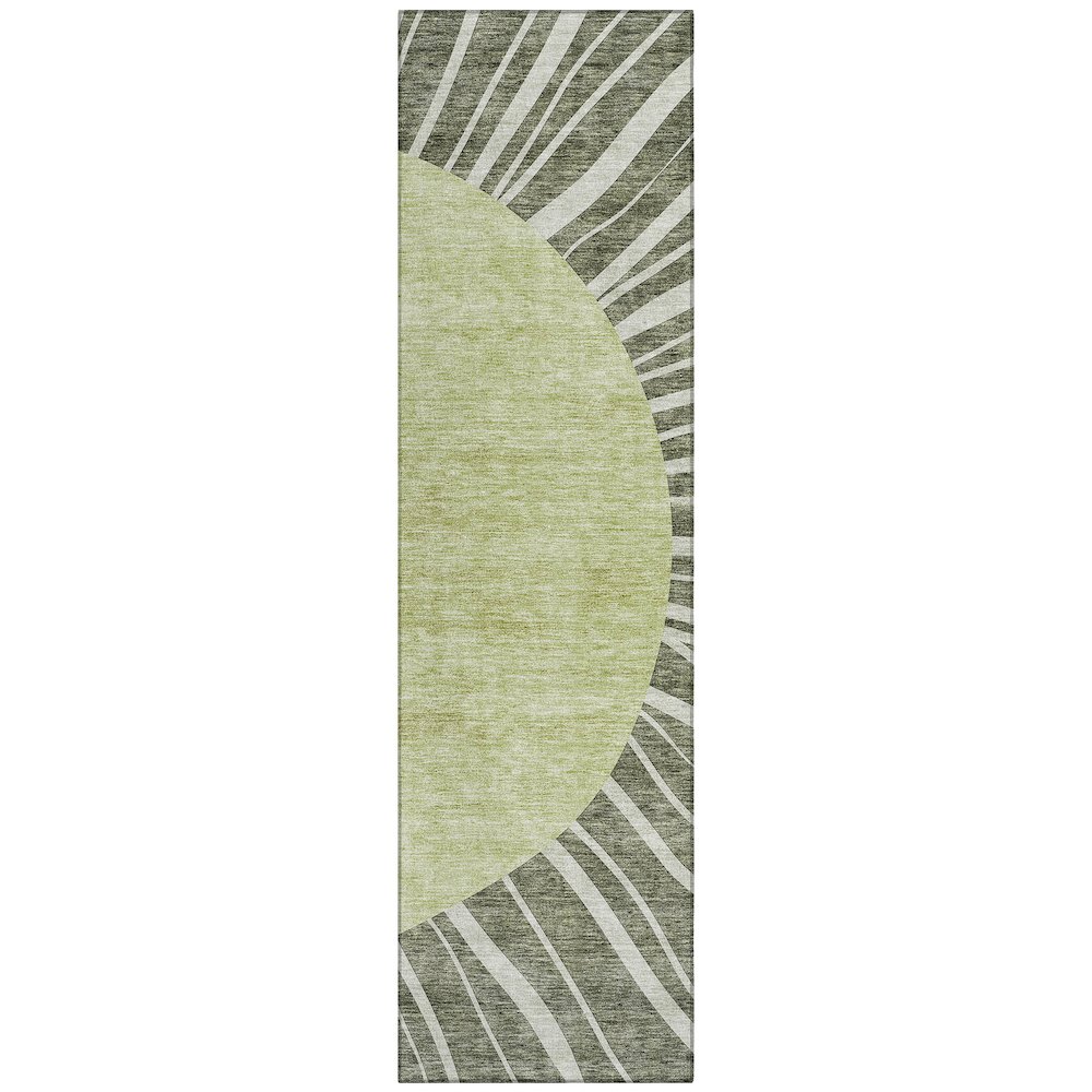 Chantille ACN668 Green 2'3" x 7'6" Rug. Picture 1