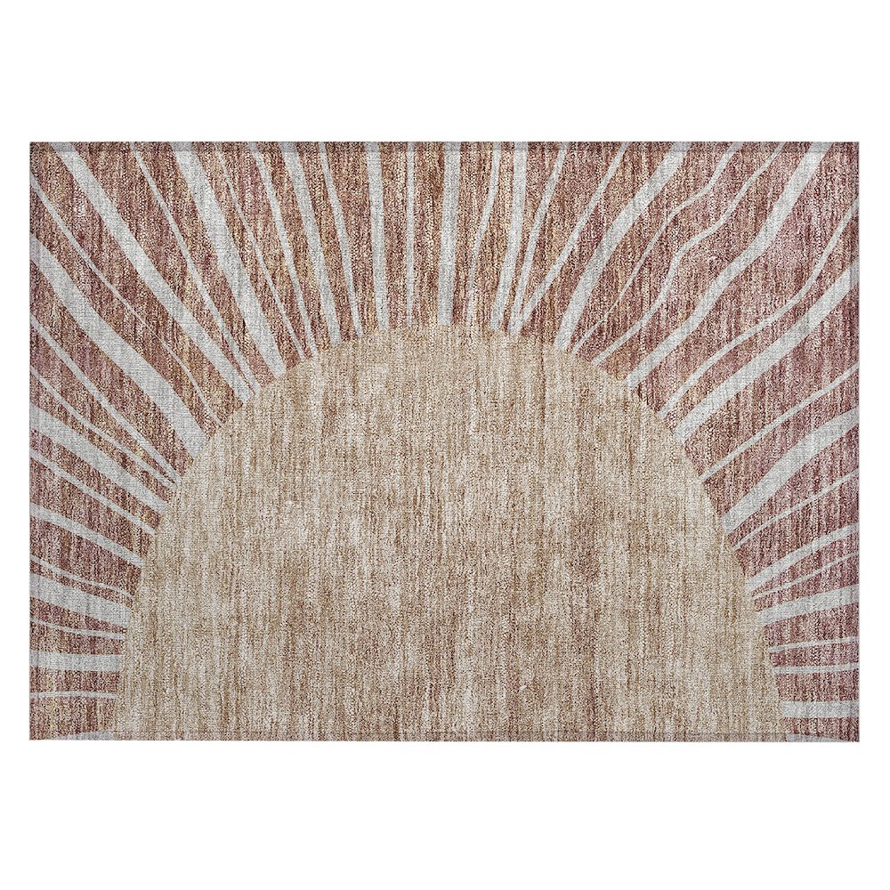 Chantille ACN668 Orange 1'8" x 2'6" Rug. Picture 1