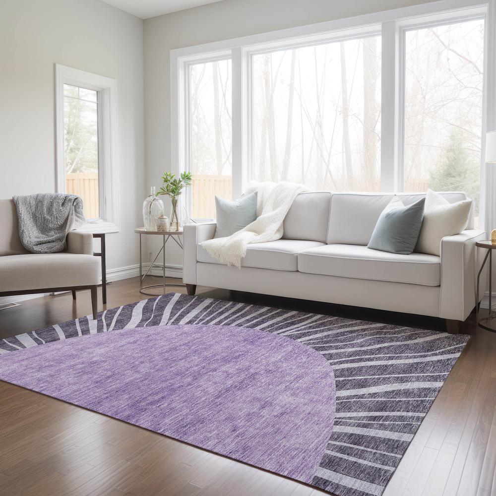 Chantille ACN668 Purple 2'6" x 3'10" Rug. Picture 7