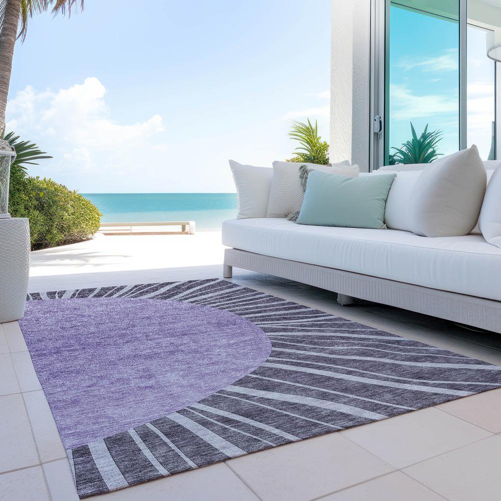 Chantille ACN668 Purple 2'6" x 3'10" Rug. Picture 9
