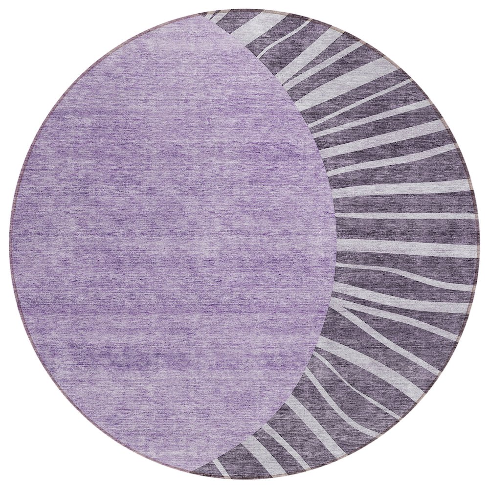 Chantille ACN668 Purple 8' x 8' Rug. Picture 1