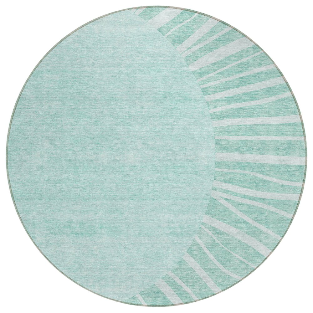 Chantille ACN668 Teal 8' x 8' Rug. Picture 1