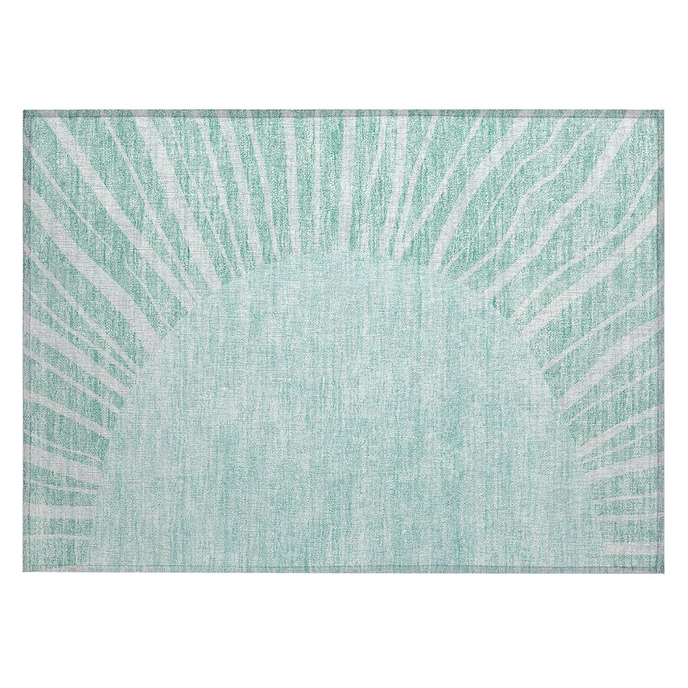 Chantille ACN668 Teal 1'8" x 2'6" Rug. Picture 1
