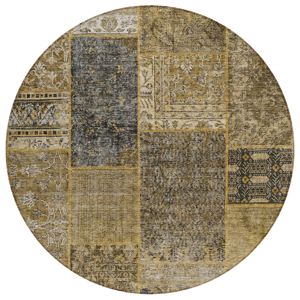 Chantille ACN669 Brown 8' x 8' Rug. Picture 1