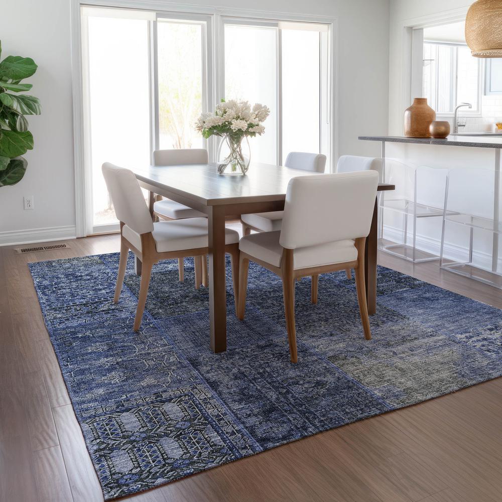 Chantille ACN669 Blue 2'6" x 3'10" Rug. Picture 7