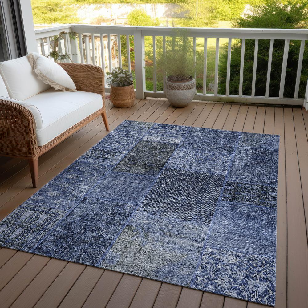 Chantille ACN669 Blue 2'6" x 3'10" Rug. Picture 9
