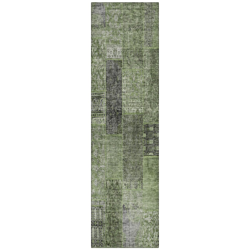 Chantille ACN669 Green 2'3" x 7'6" Rug. Picture 1