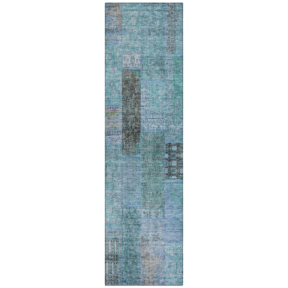 Chantille ACN669 Teal 2'3" x 7'6" Rug. Picture 1