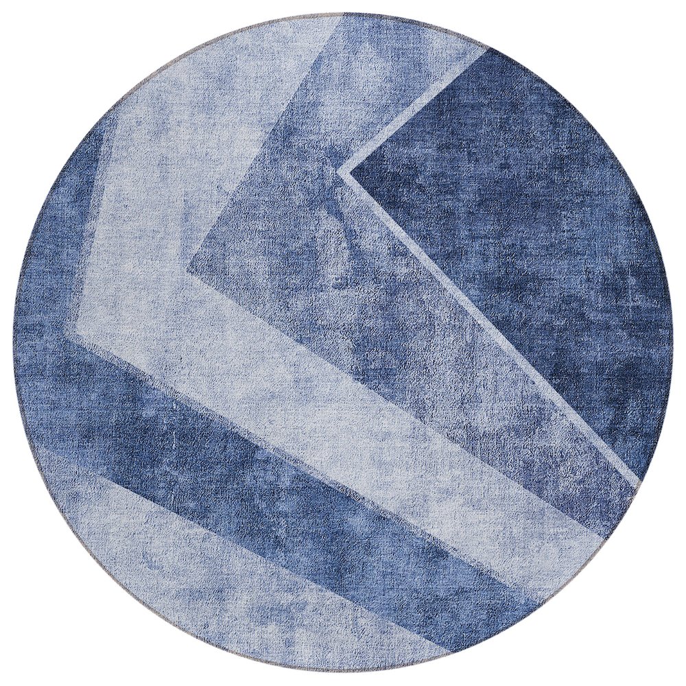 Chantille ACN671 Blue 8' x 8' Rug. Picture 1