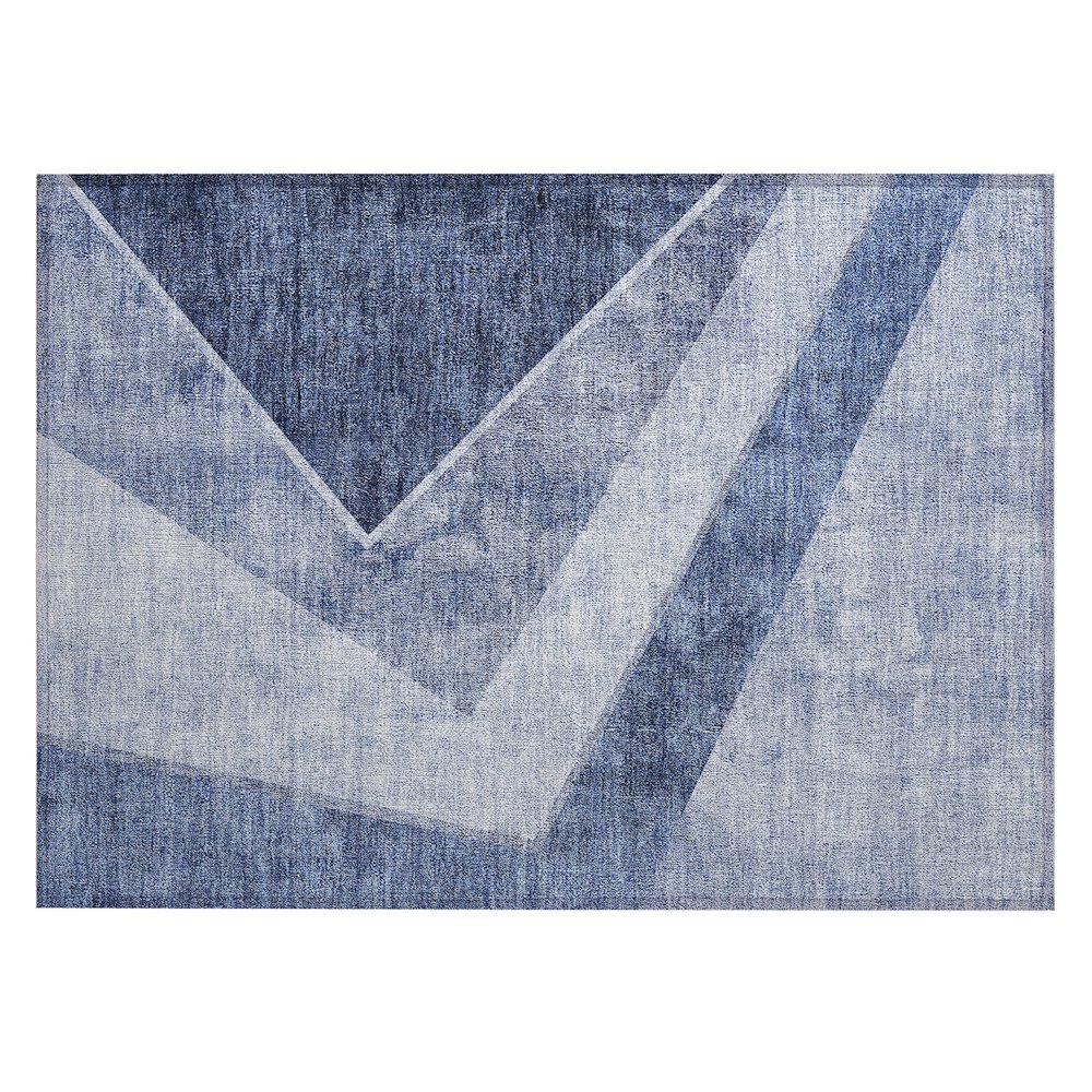 Chantille ACN671 Blue 1'8" x 2'6" Rug. Picture 1