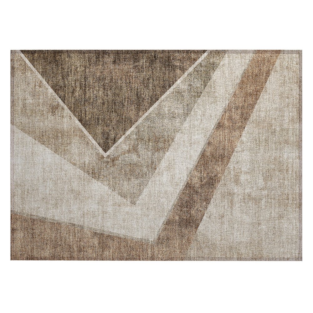 Chantille ACN671 Brown 1'8" x 2'6" Rug. Picture 1
