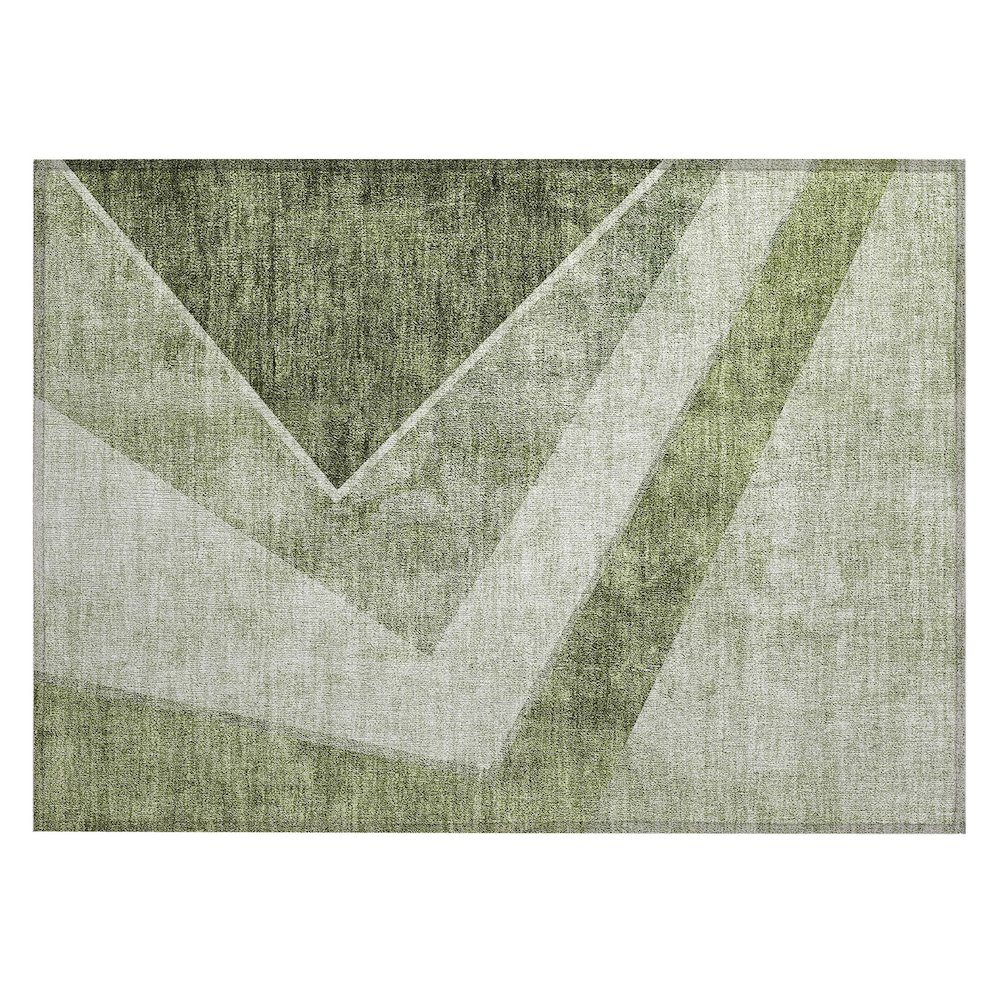 Chantille ACN671 Green 1'8" x 2'6" Rug. Picture 1