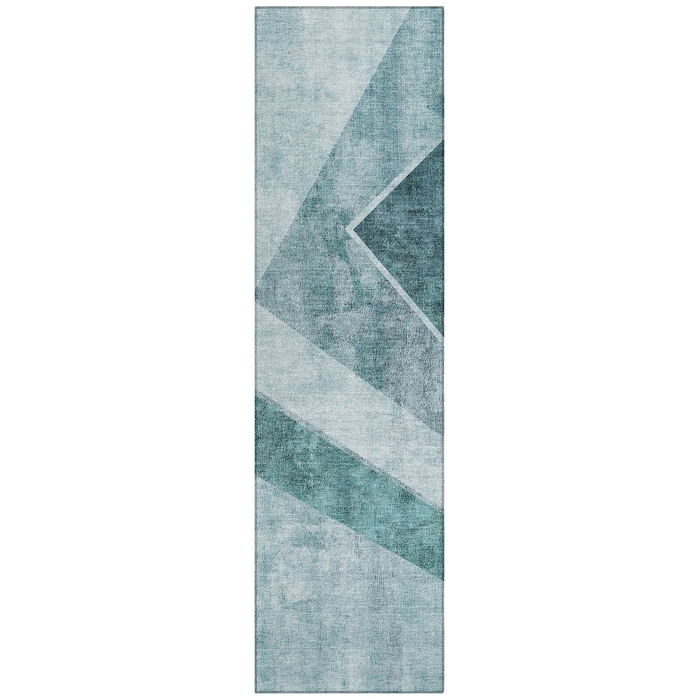 Chantille ACN671 Teal 2'3" x 7'6" Rug. Picture 1