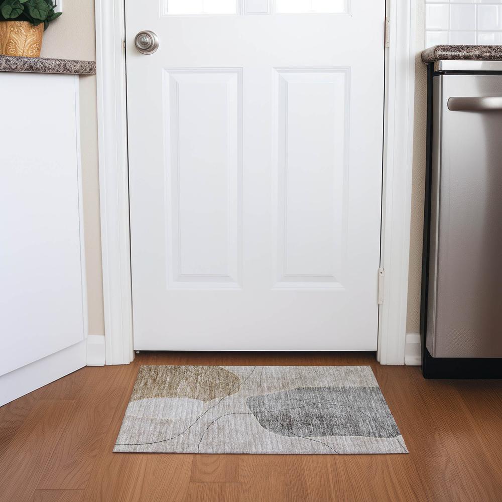 Chantille ACN672 Brown 1'8" x 2'6" Rug. Picture 6