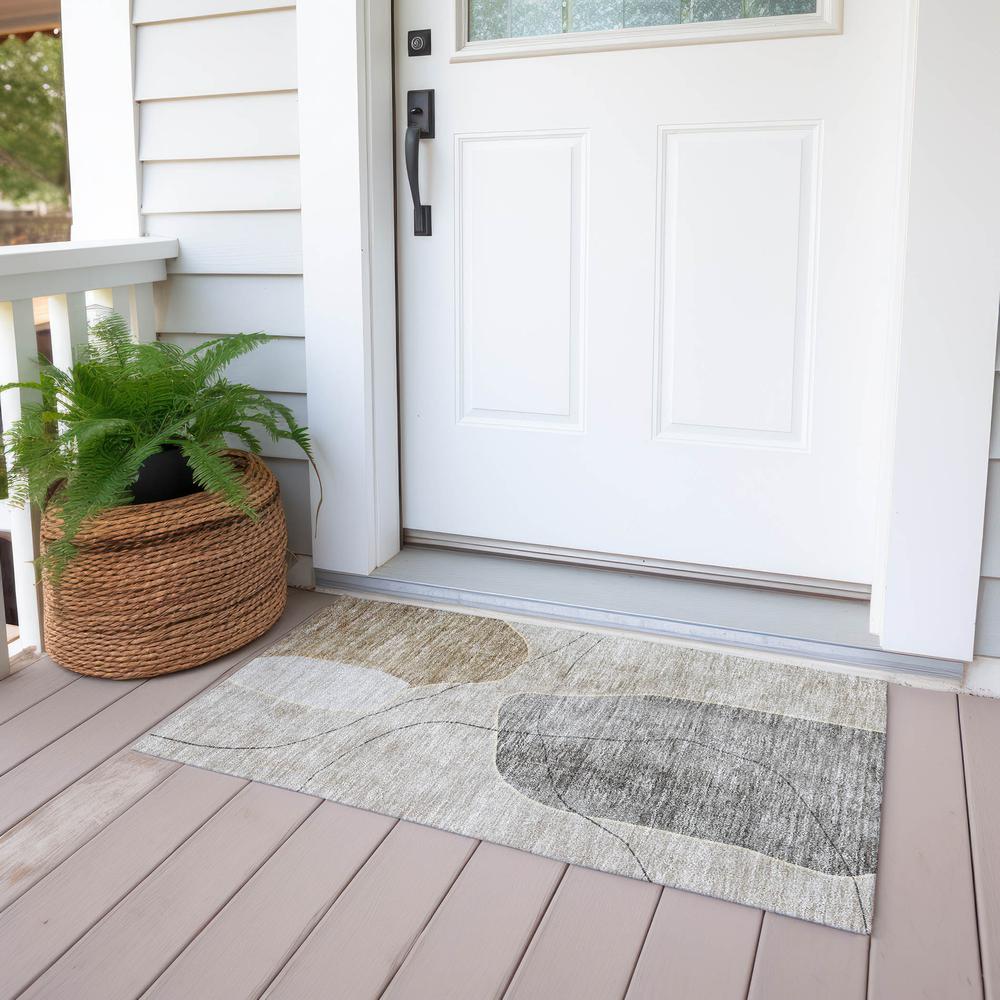Chantille ACN672 Brown 1'8" x 2'6" Rug. Picture 7