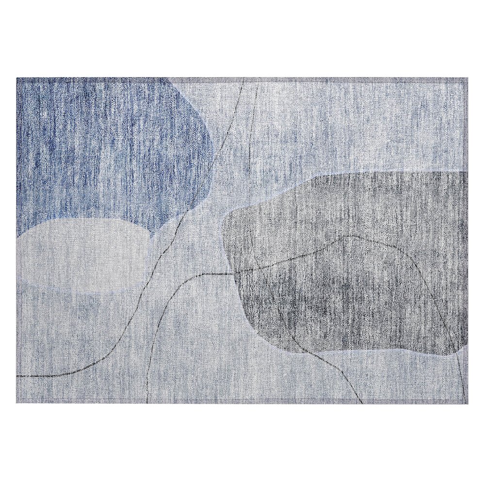 Chantille ACN672 Blue 1'8" x 2'6" Rug. Picture 1