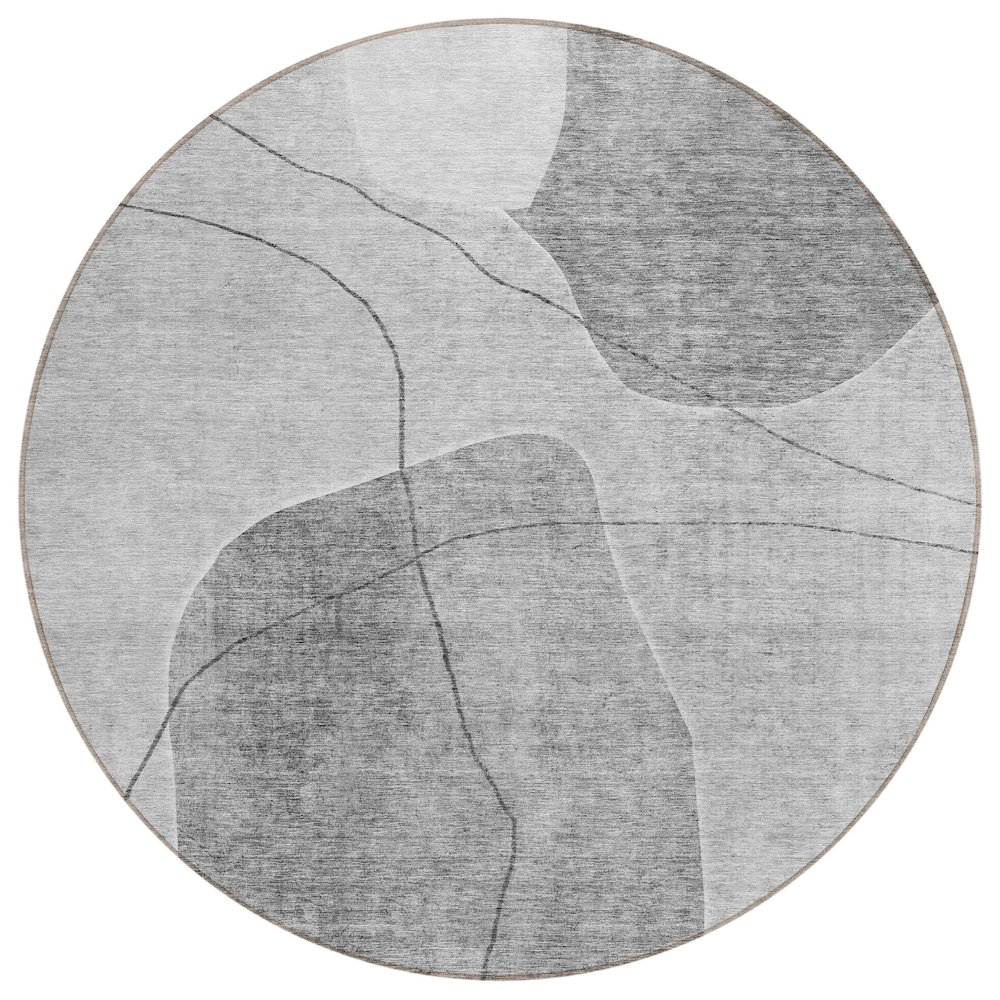 Chantille ACN672 Gray 8' x 8' Rug. Picture 1