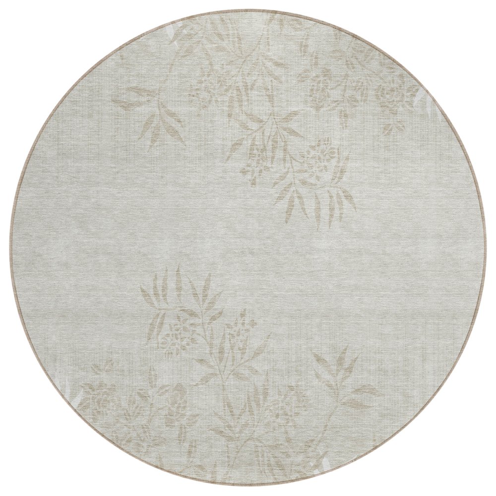 Chantille ACN673 Brown 8' x 8' Rug. Picture 1