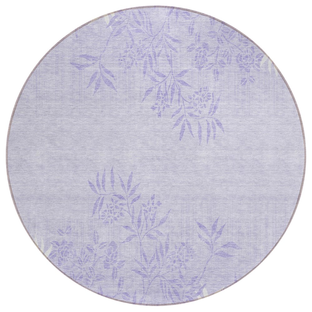 Chantille ACN673 Purple 8' x 8' Rug. Picture 1