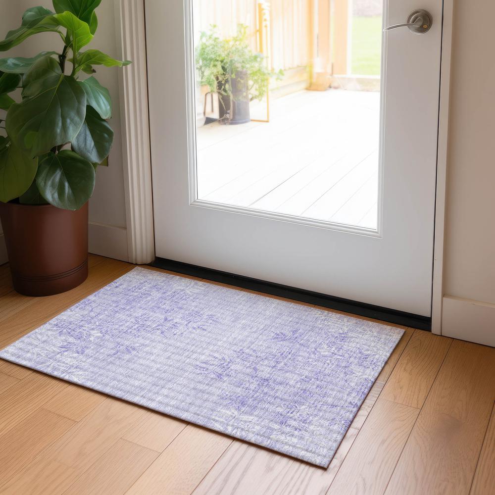 Chantille ACN673 Purple 1'8" x 2'6" Rug. Picture 6