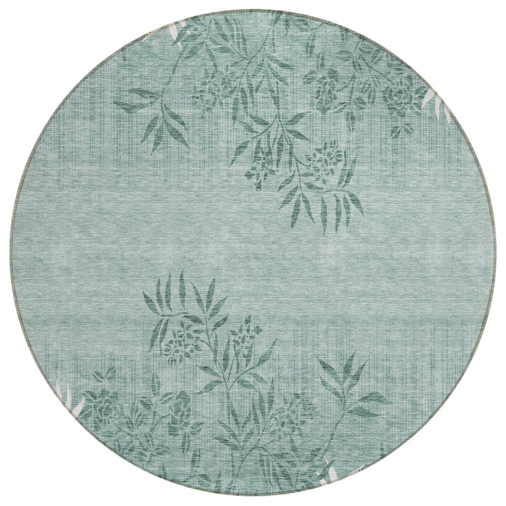 Chantille ACN673 Green 8' x 8' Rug. Picture 1