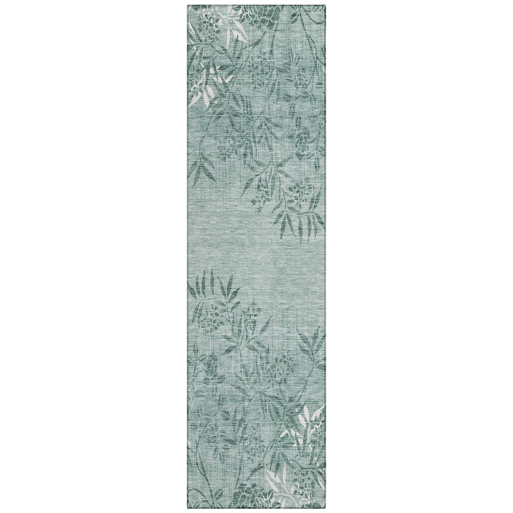 Chantille ACN673 Green 2'3" x 7'6" Rug. Picture 1