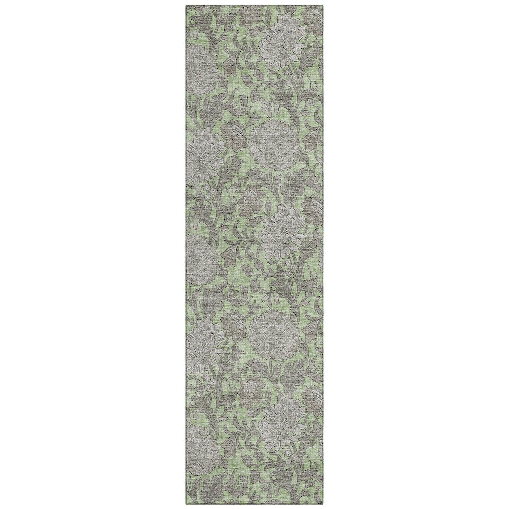 Chantille ACN677 Green 2'3" x 7'6" Rug. Picture 1