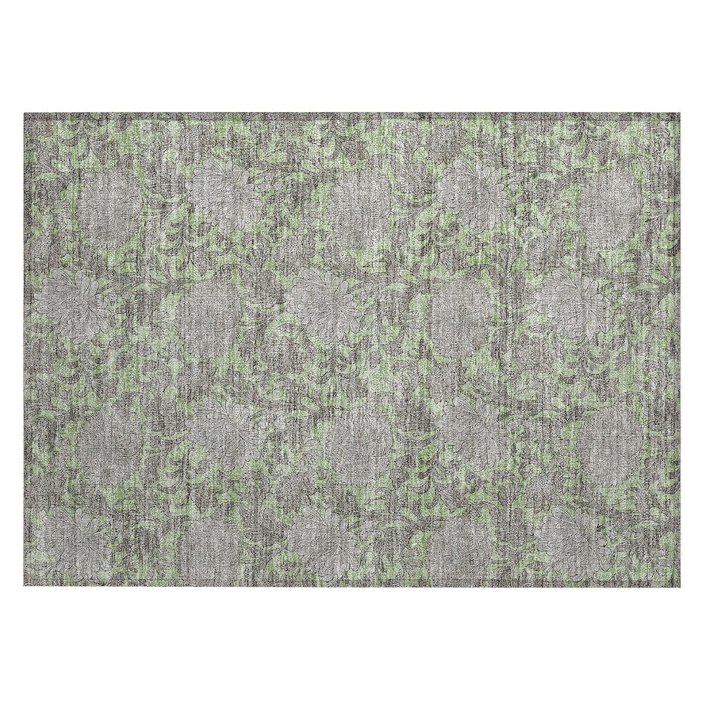 Chantille ACN677 Green 1'8" x 2'6" Rug. Picture 1