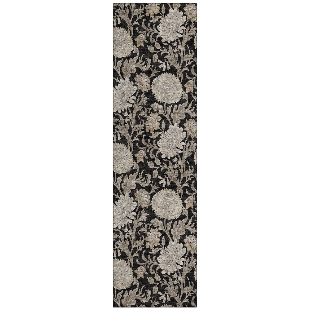 Chantille ACN677 Black 2'3" x 7'6" Rug. Picture 1