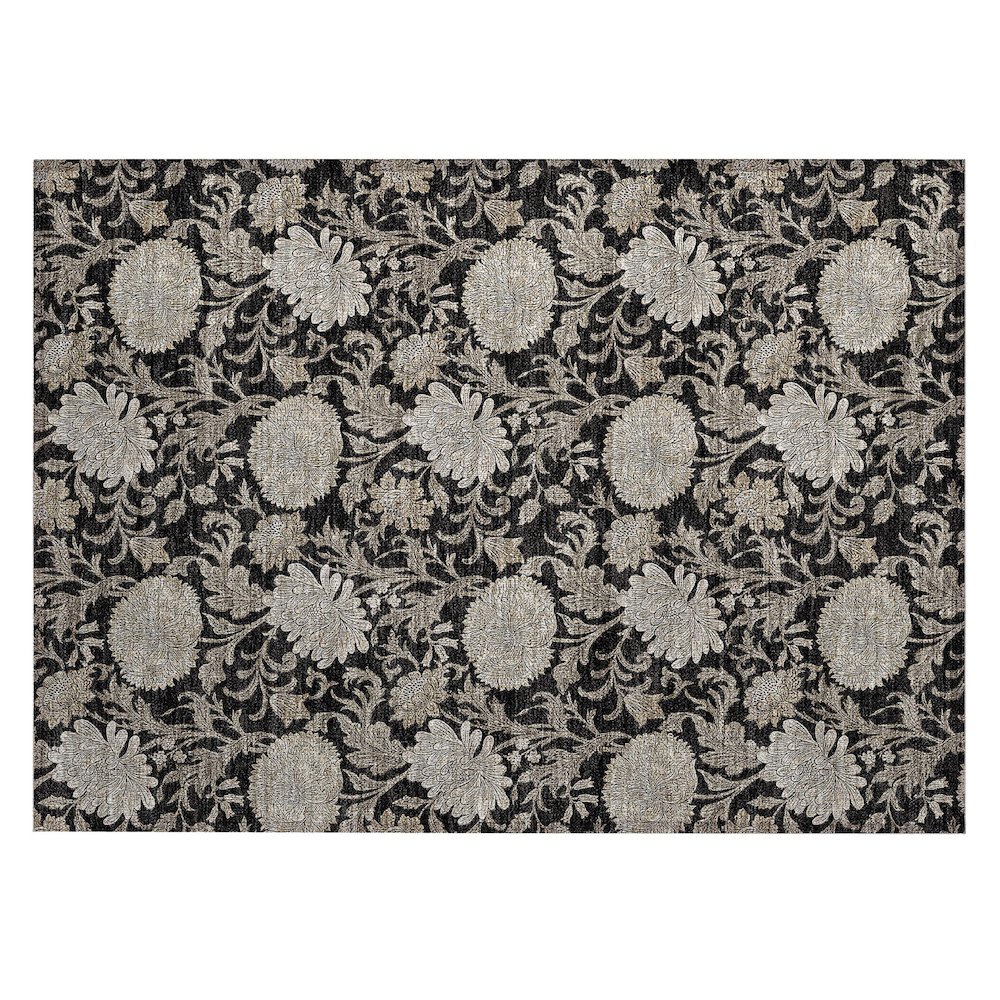 Chantille ACN677 Black 1'8" x 2'6" Rug. Picture 1