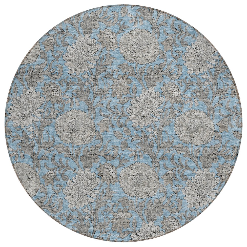 Chantille ACN677 Blue 8' x 8' Rug. Picture 1