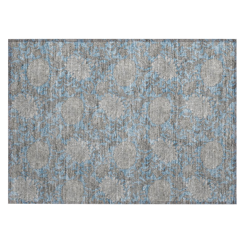 Chantille ACN677 Blue 1'8" x 2'6" Rug. Picture 1