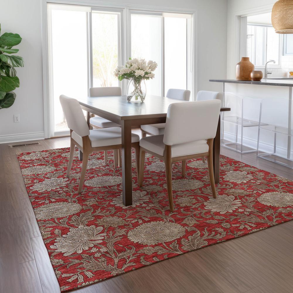 Chantille ACN677 Red 2'6" x 3'10" Rug. Picture 7