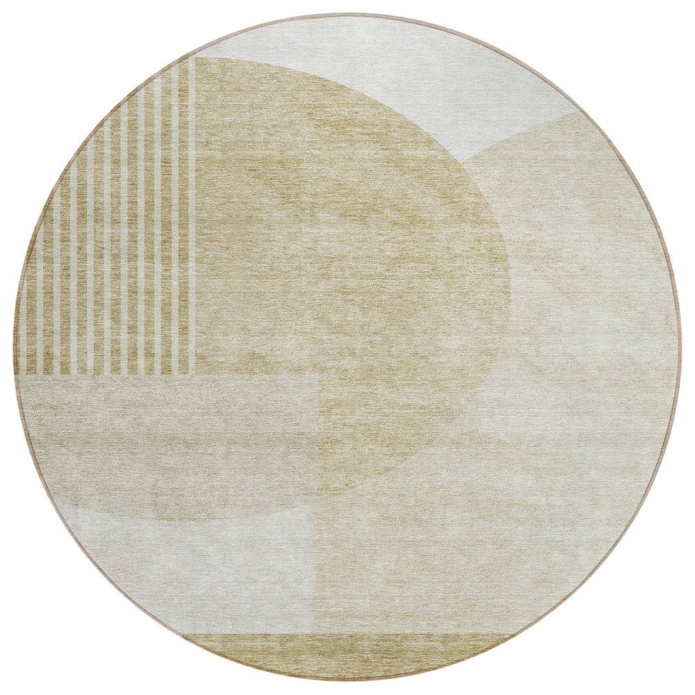 Chantille ACN678 Brown 8' x 8' Rug. Picture 1