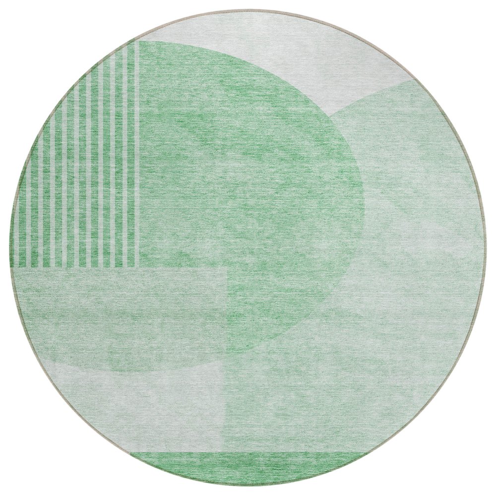 Chantille ACN678 Green 8' x 8' Rug. Picture 1