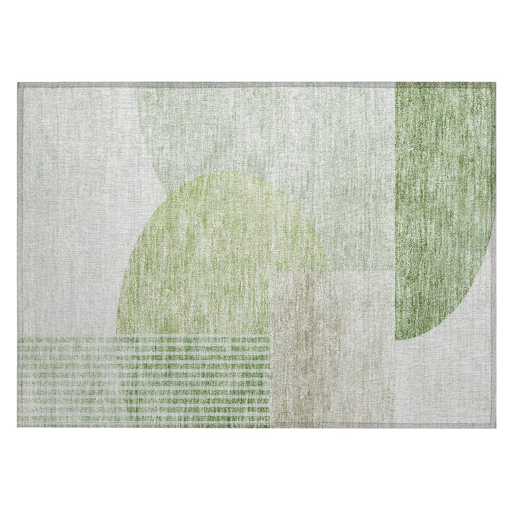 Chantille ACN678 Green 1'8" x 2'6" Rug. Picture 1