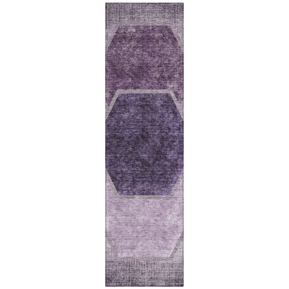 Chantille ACN679 Purple 2'3" x 7'6" Rug. Picture 1