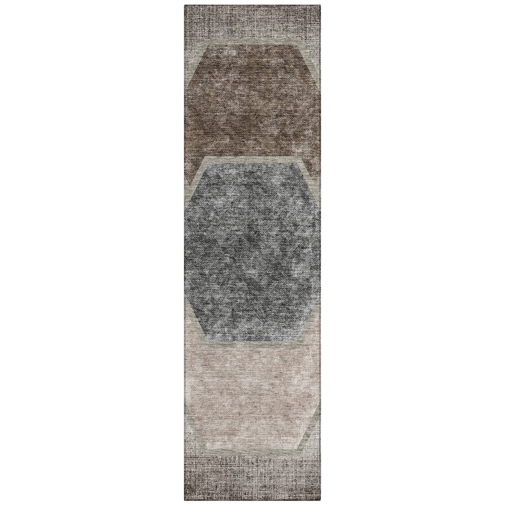 Chantille ACN679 Brown 2'3" x 7'6" Rug. Picture 1