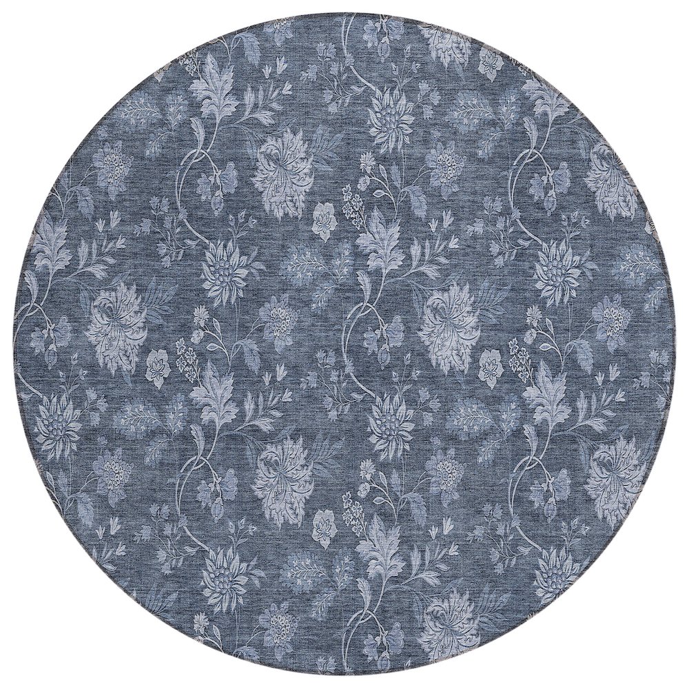 Chantille ACN680 Blue 8' x 8' Rug. Picture 1