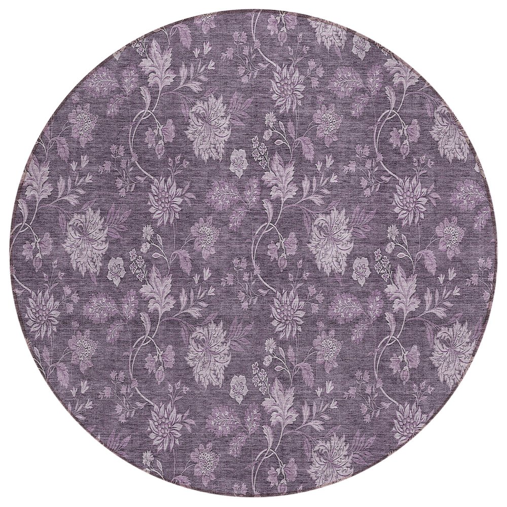 Chantille ACN680 Purple 8' x 8' Rug. Picture 1