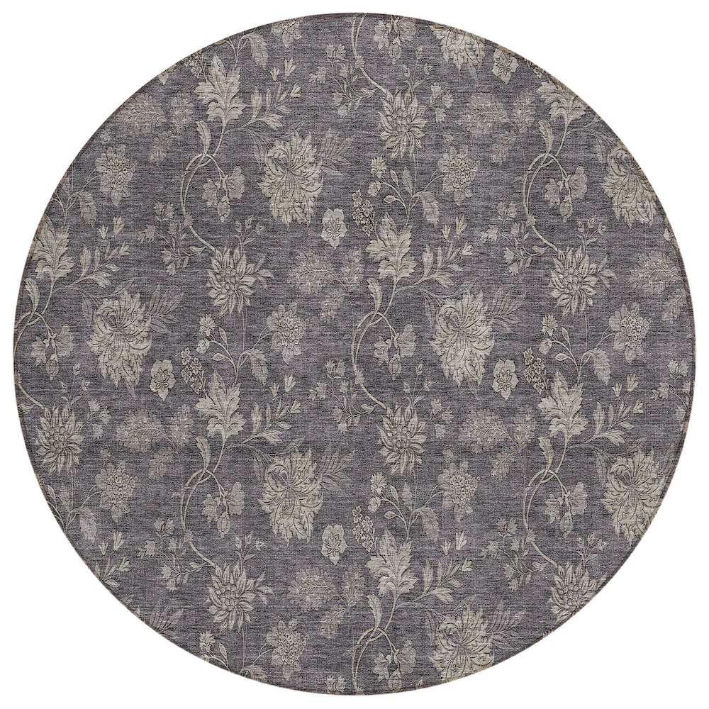 Chantille ACN680 Brown 8' x 8' Rug. Picture 1