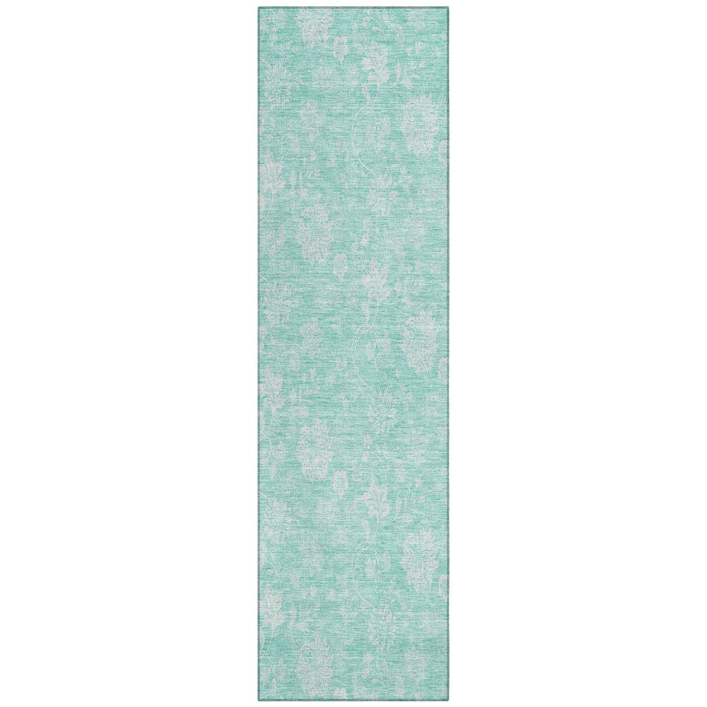 Chantille ACN681 Teal 2'3" x 7'6" Rug. Picture 1