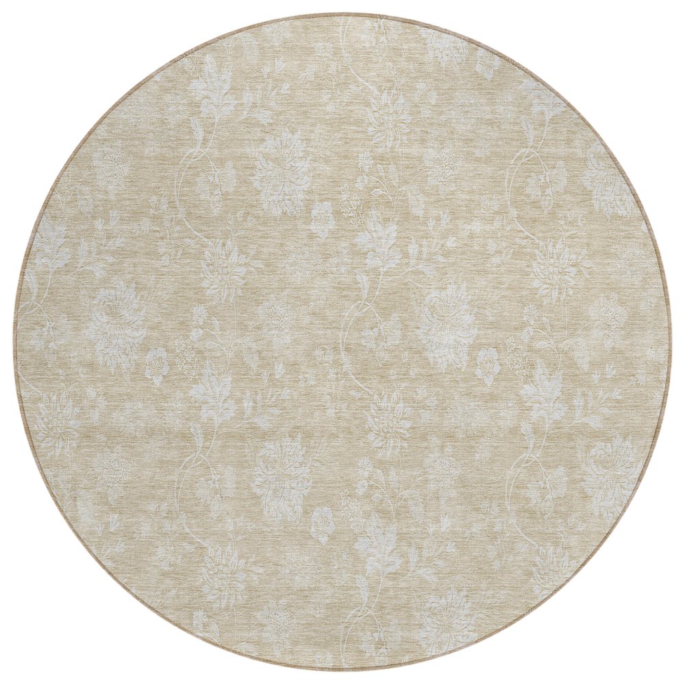 Chantille ACN681 Brown 8' x 8' Rug. Picture 1