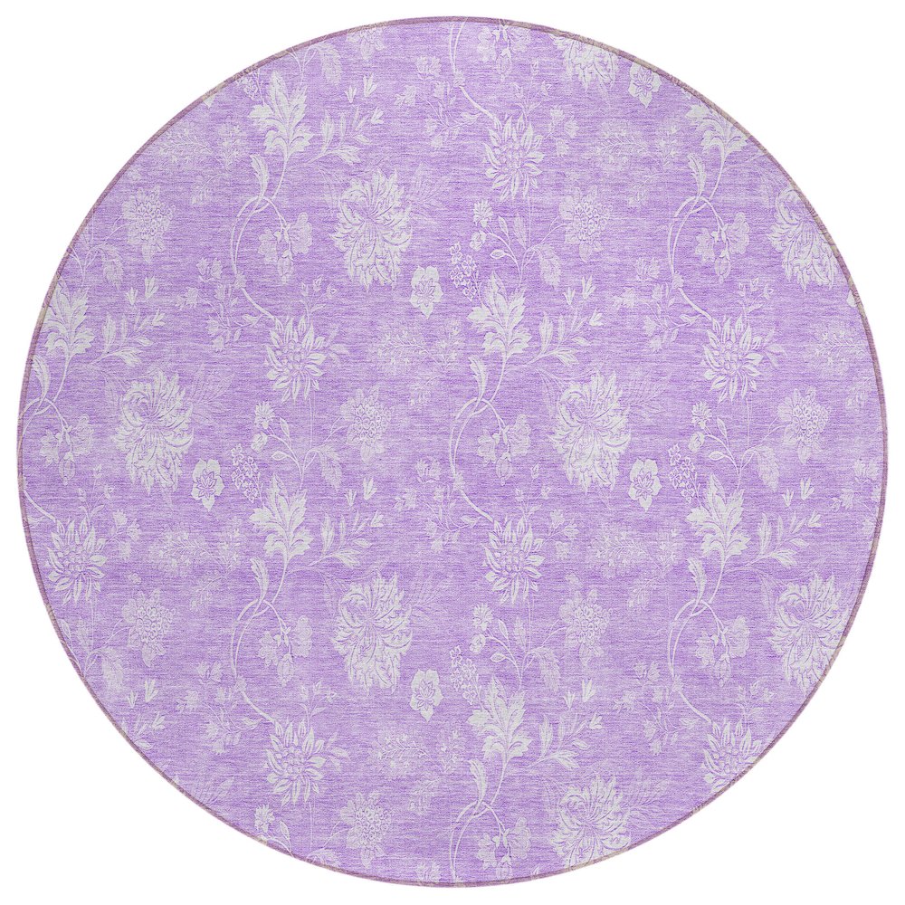 Chantille ACN681 Purple 8' x 8' Rug. Picture 1