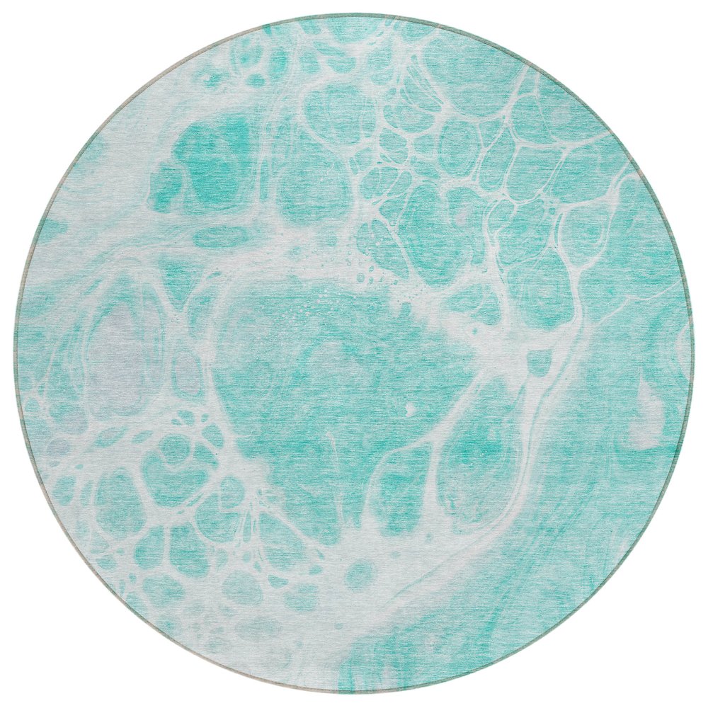 Chantille ACN682 Teal 8' x 8' Rug. Picture 1