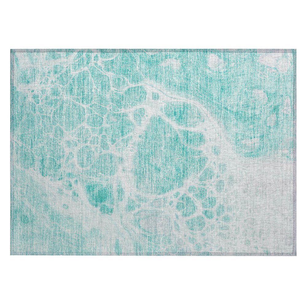 Chantille ACN682 Teal 1'8" x 2'6" Rug. Picture 1