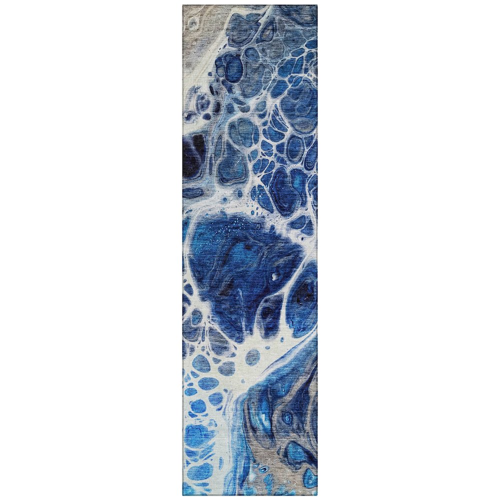 Chantille ACN682 Blue 2'3" x 7'6" Rug. Picture 1